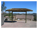 2 Post South African Reed Palapa Umbrellas