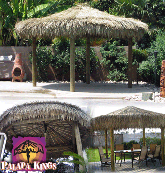 Four Post Mexican Raincape Palapa from Palapa Kings